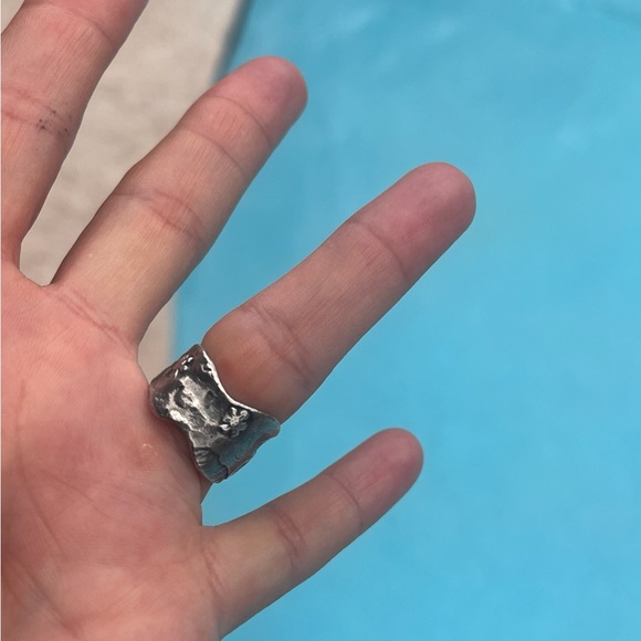 🎉🎉🎉Pristine Silpada Retired Olivine Swarovski Crystal Ring Size 5 - Picture 7 of 11